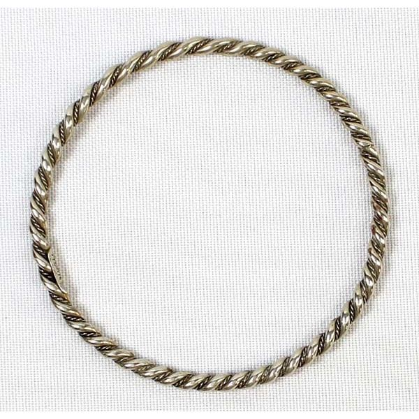 Mexican Sterling Silver Bangle Bracelet