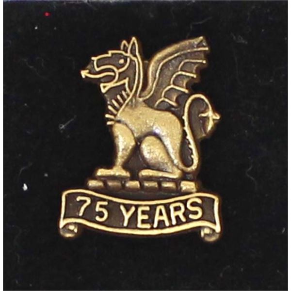 Winged Lion Pin Back Tie Tack