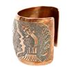 Image 5 : Large Navajo Copper Storyteller Bracelet, Becenti