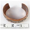 Image 9 : Large Navajo Copper Storyteller Bracelet, Becenti