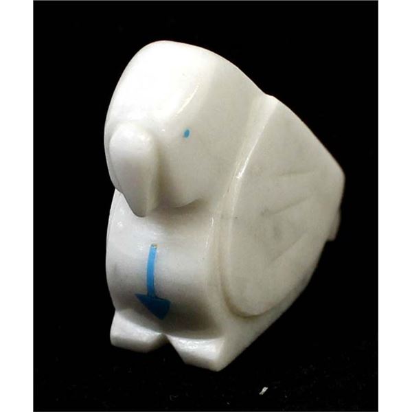 Zuni Marble Parrot Fetish by Clayton & Abby Quam