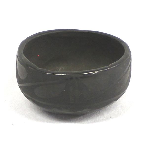 Santo Domingo Blackware Pottery Bowl