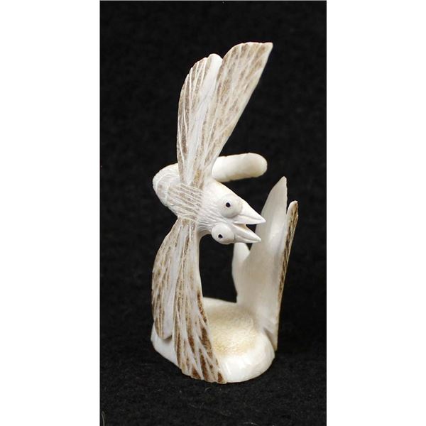 Zuni Antler Dragonfly Fetish by Ruben Najera