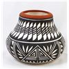 Image 1 : Acoma Hand Painted Ceramic Pottery Bowl