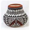 Image 3 : Acoma Hand Painted Ceramic Pottery Bowl