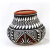 Image 6 : Acoma Hand Painted Ceramic Pottery Bowl