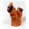 Image 1 : Zuni Apple Coral Double Cardinal Fetish, H Sandy