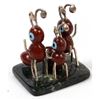 Image 1 : Zuni Soapstone Triple Ant Fetish by Danny Booqua