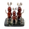 Image 2 : Zuni Soapstone Triple Ant Fetish by Danny Booqua
