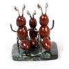 Image 7 : Zuni Soapstone Triple Ant Fetish by Danny Booqua