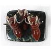 Image 9 : Zuni Soapstone Triple Ant Fetish by Danny Booqua