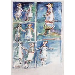 Yosl Bergner, Australian and Israeli painting