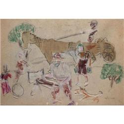 Marcel Janco, Romanian and Israeli painting