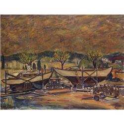 Michel Adlen, Russian painting, Ecole de Paris