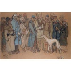 Abel Pann, Russian and Israeli painting