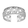 Image 1 : Natural 4.74 CTW Diamond Bangle 14K White Gold - REF-611Y3N