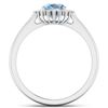 Image 2 : Natural 2.2 CTW Aquamarine & Diamond Ring 14K White Gold - REF-45T6H