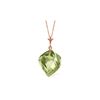 Image 1 : Genuine 13 ctw Green Amethyst Necklace 14KT Rose Gold - REF-28T2A