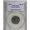 1755-A SOU M French Colonies Sou Marque AU58 PCGS