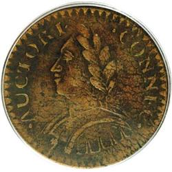 1787 COPPER Connecticut Copper, Laughing Head VF35 PCG