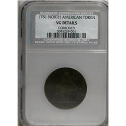 1781 TOKEN North American Token AU50 CSN