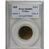 Image 1 : 1828 1/2 C 13 Stars Brown MS64 PCGS