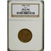 Image 1 : 1854 1/2 C Brown MS61 NGC