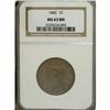 1842 1C Large Date Brown MS63 NGC