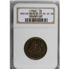 1846 1C Medium Date Brown MS62 NGC