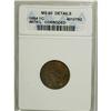 Image 3 : 1864 1C L On Ribbon Brown MS60 ANACS