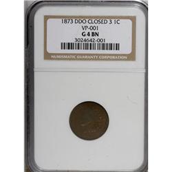 1873 1C Doubled LIBERTY G4 NGC