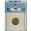 Image 1 : 1890 1C Red and Brown MS64 ANACS