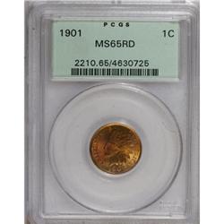 1901 1C Red MS65 PCGS