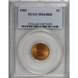 1903 1C Red MS64 PCGS