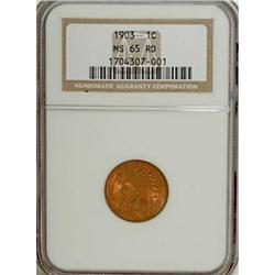 1903 1C Red MS65 NGC