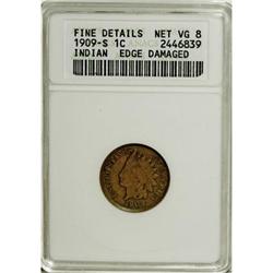 1909-S 1C VG8 ANACS