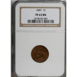1889 1C Brown PR65 NGC