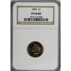1893 1C Red PR64 NGC