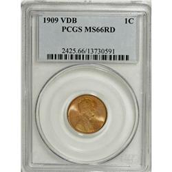 1909 VDB 1C Red MS66 PCGS