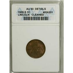 1909-S 1C AU50 ANACS
