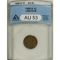 1909-S 1C AU53 ANACS