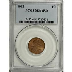 1912 1C Red MS64 PCGS