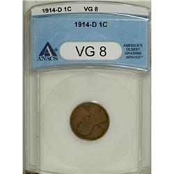 1914-D 1C VG8 ANACS