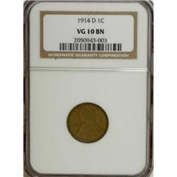 1914-D 1C VG10 NGC