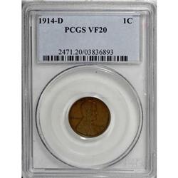 1914-D 1C VF20 PCGS