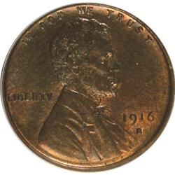 1916-S 1C Brown MS65 PCGS