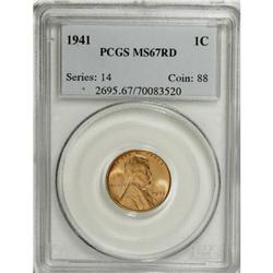 1941 1C Red MS67 PCGS