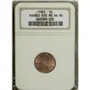 Image 1 : 1983 1C Doubled Die Reverse Red MS66 NGC