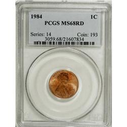1984 1C Red MS68 PCGS
