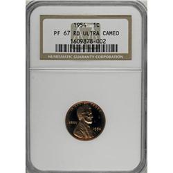 1954 1C Deep Cameo PR67 NGC